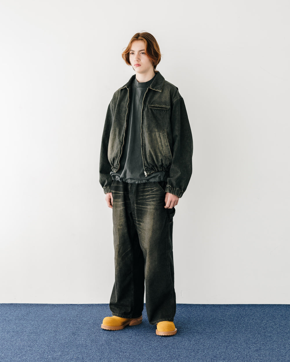 CLESSTE / Vintage Dyed Selvedge Denim Worker Jacket
