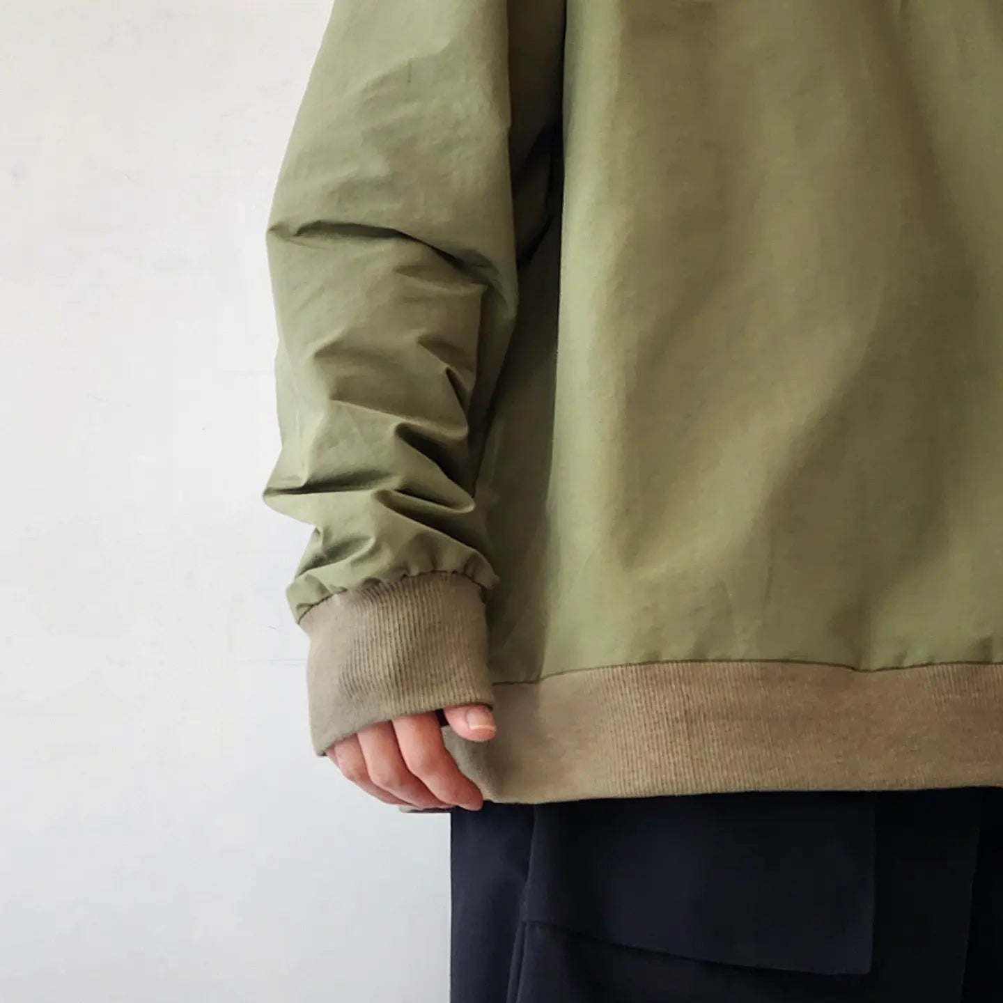 Mat Nylon Over Sweater