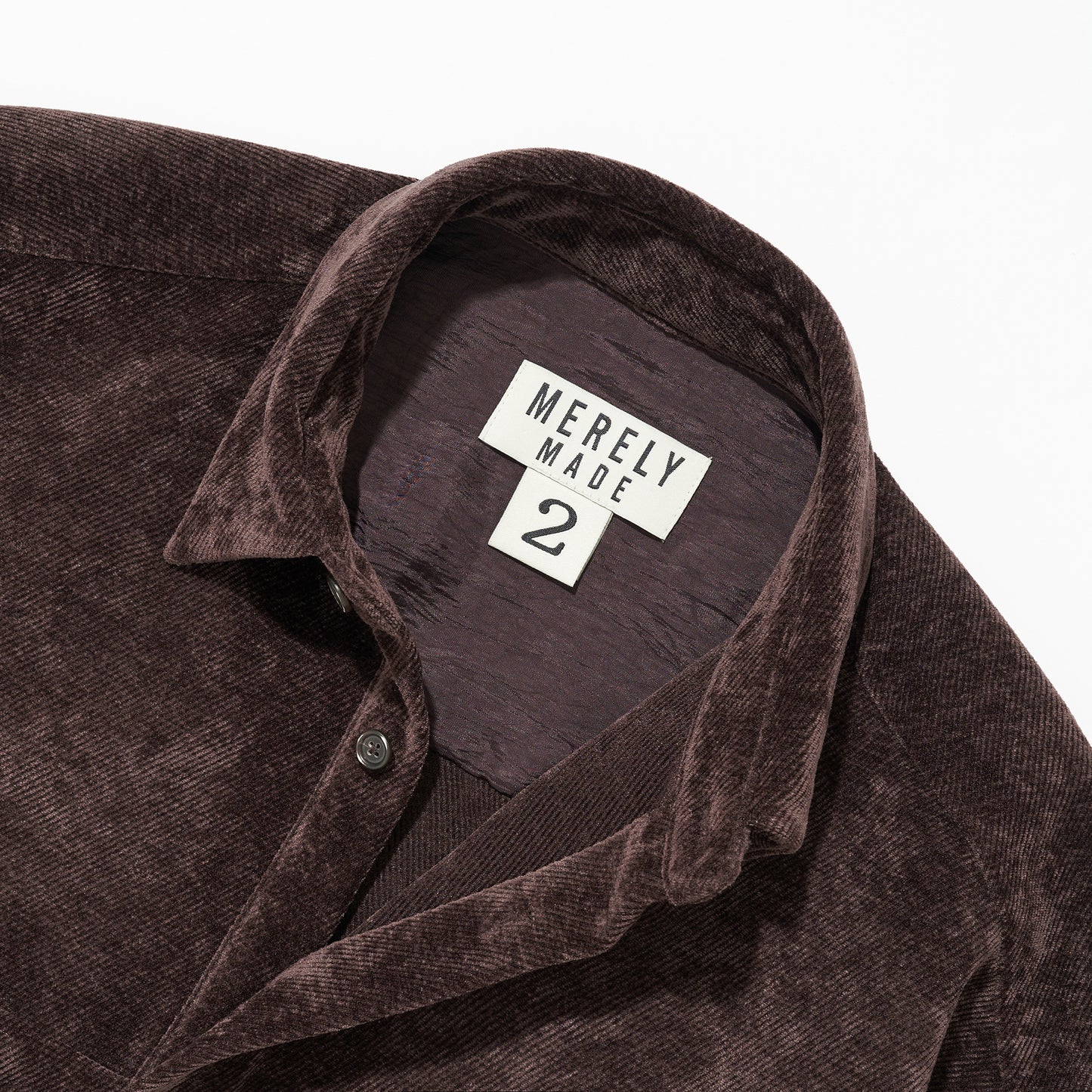 MERELY MADE / Merely Premium Serge Velvet Twill Cropped Shirts