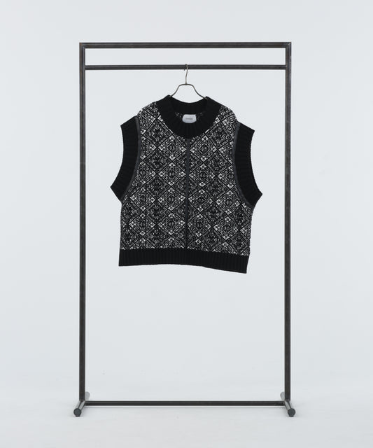 5G Fair Isle Knit Vest