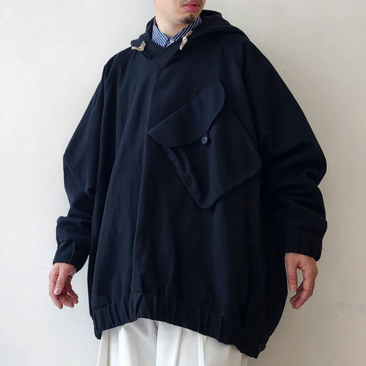 Hooded Pullover Jacket
