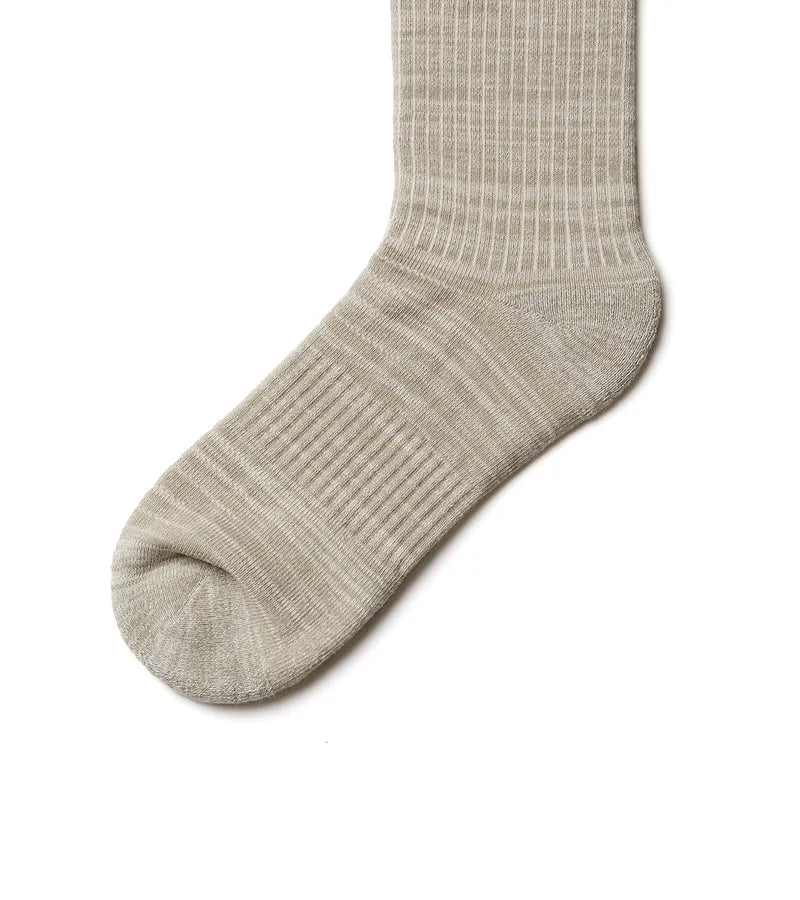 NOZZLEQUIZ / Sand Grn - Essential casual socks