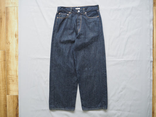 40's Mil Baggy Zipped Shuttle Denim Trousers