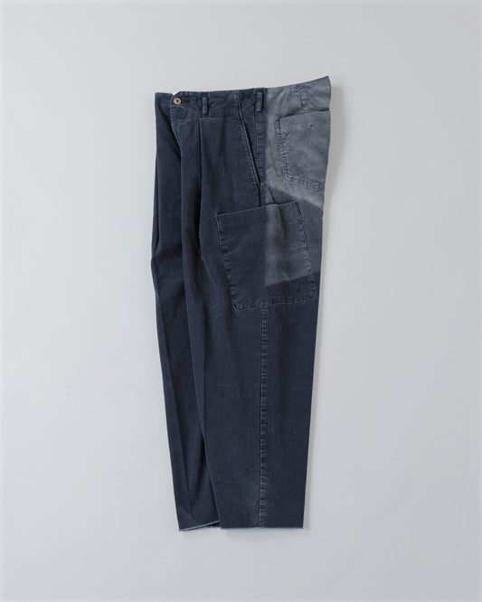 SABY / Tuck Baggy Cargo Pants - 12W Corduroy Sun Fade Processing -