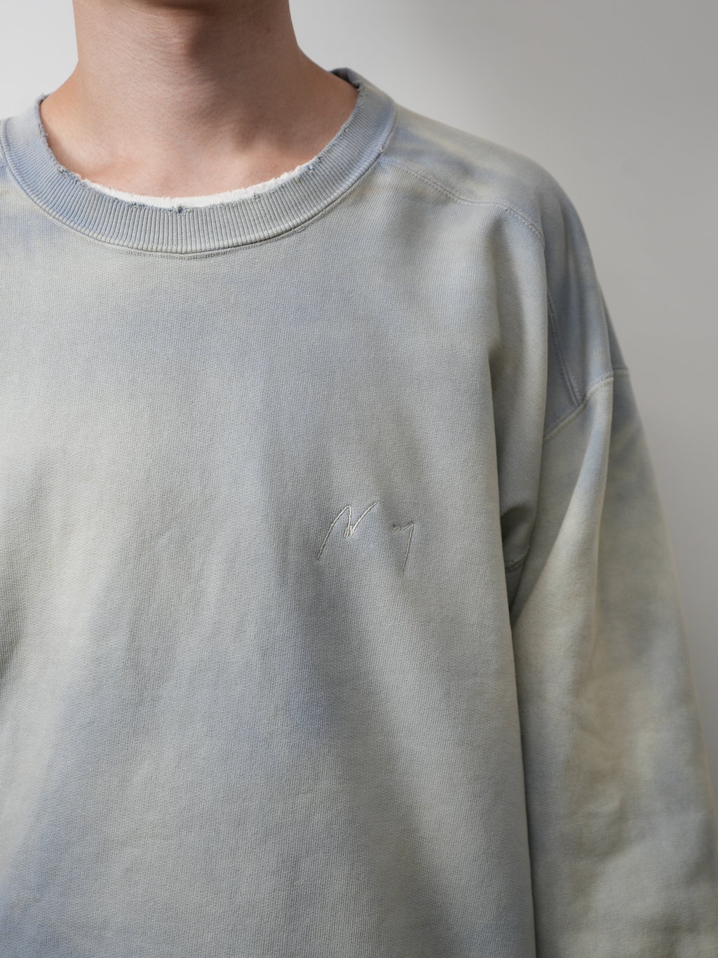 ANCELLM / Unevenness Sweat Shirt