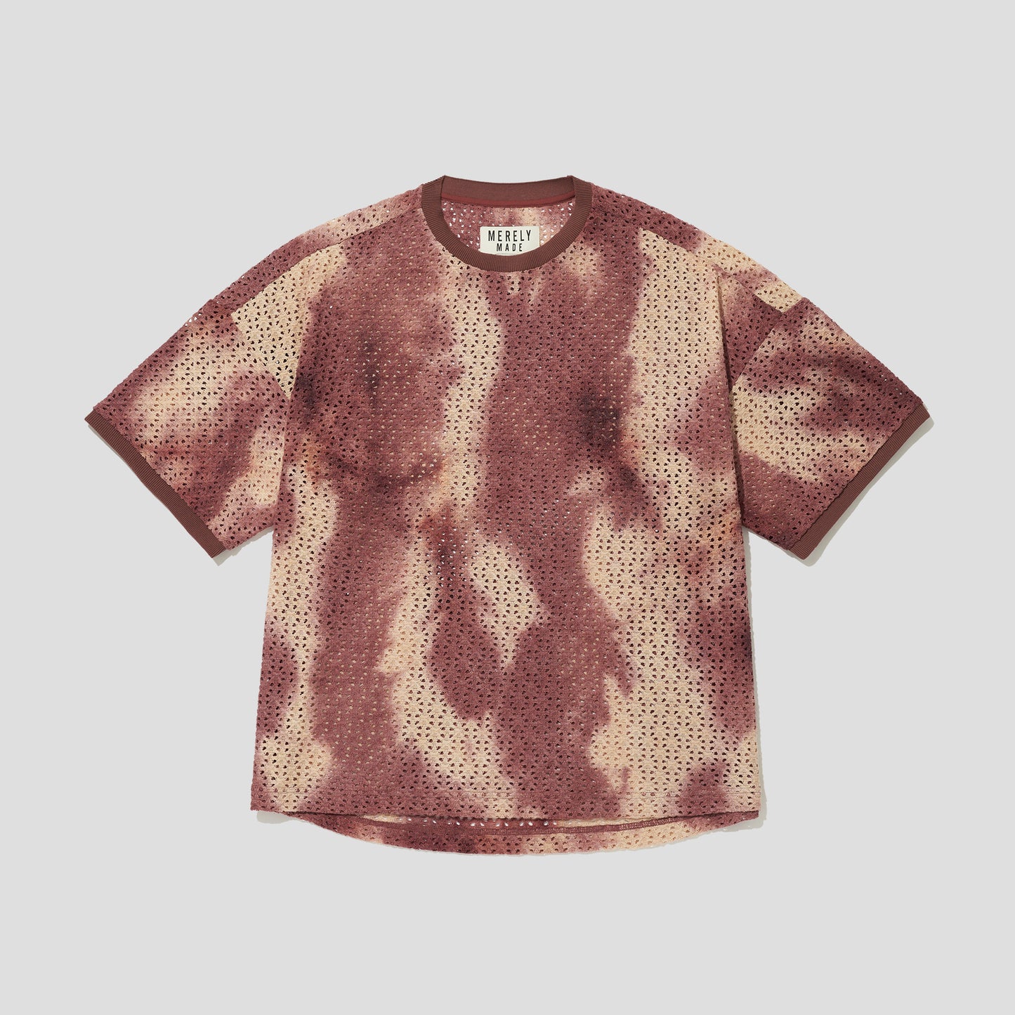 MERELY MADE / Indian Brick Merely Vintage Dyed Knitting T-Shirt