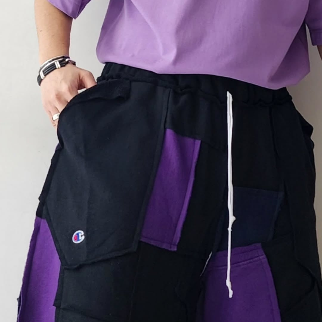 DISCOVERED / Patch Work Sweat Shorts