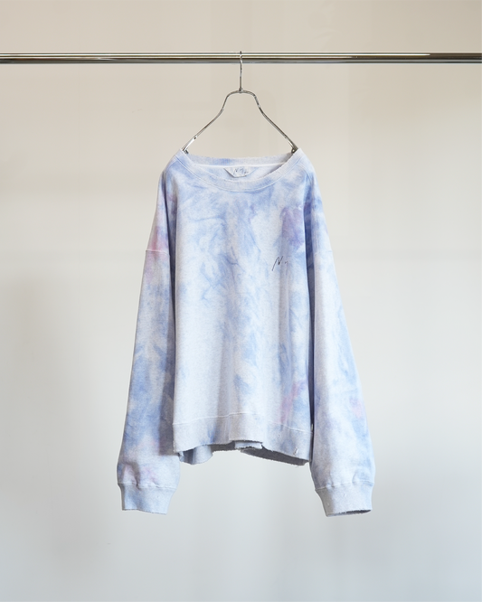 ANCELLM / Marbling Sweat Shirt