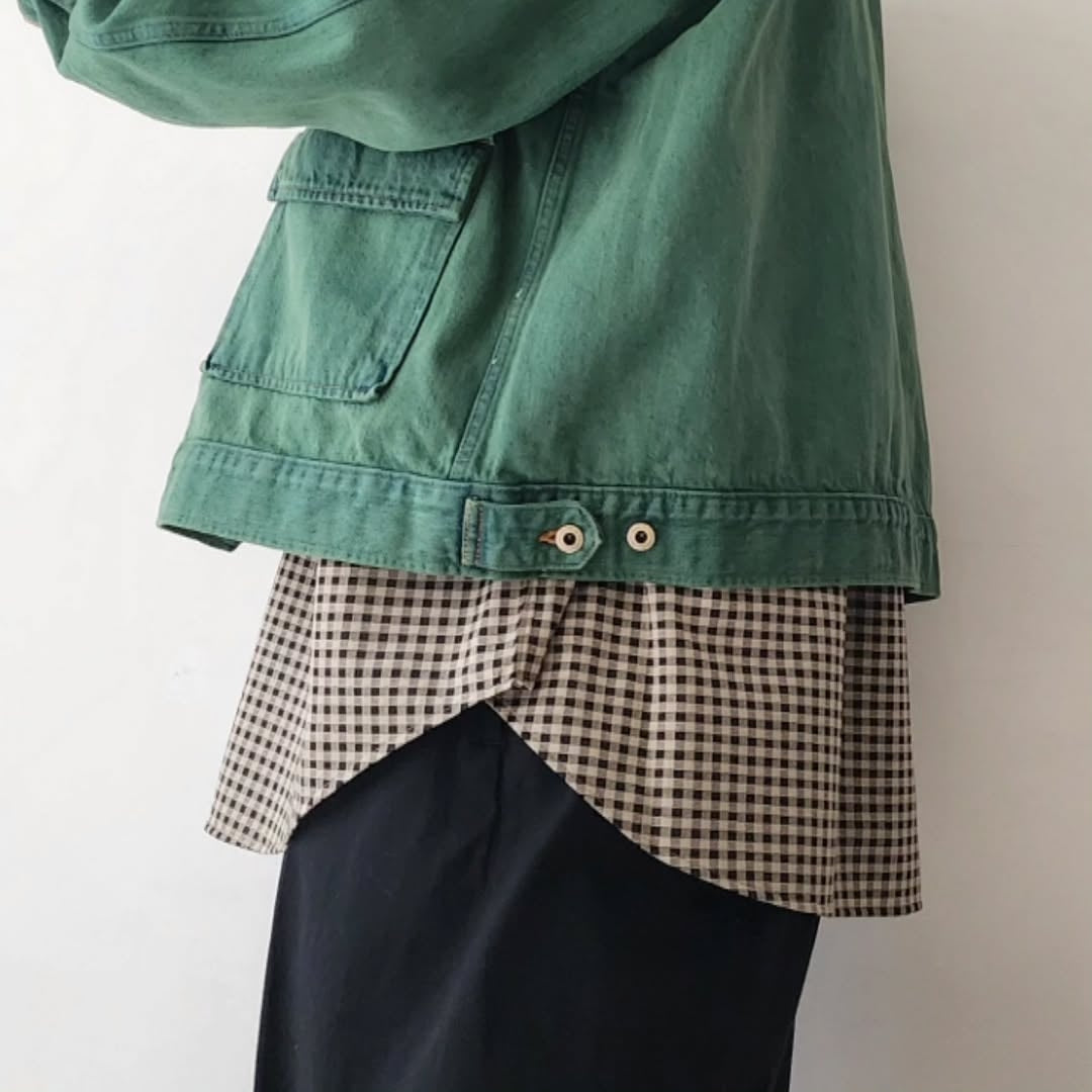 DISCOVERED / Color Dye Denim Blouson