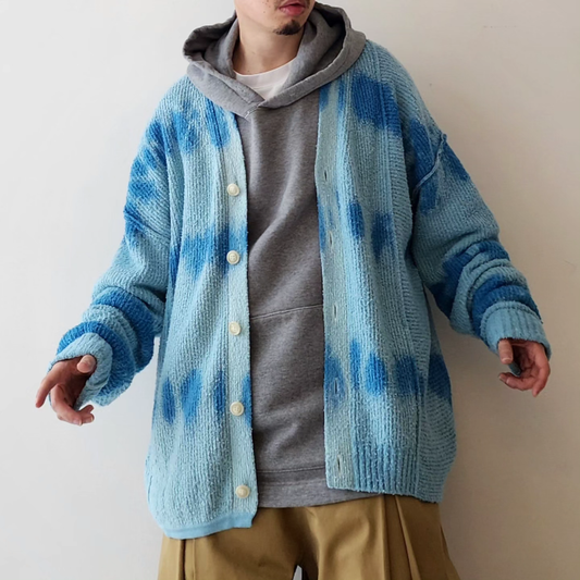 WELLDER / Cardigan Basket Dyed