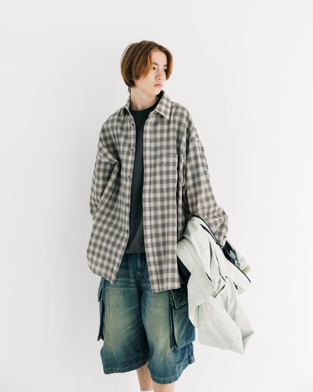 CLESSTE / Plaid Ripple Classic City L/S Shirt