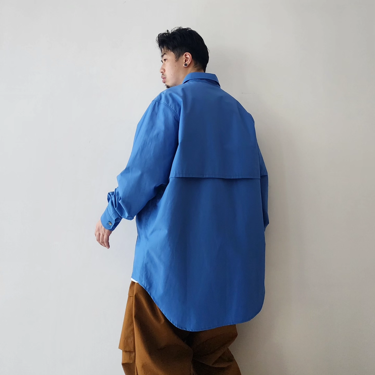 TREE AND BRANCH / Oversized Side Slit Shirket