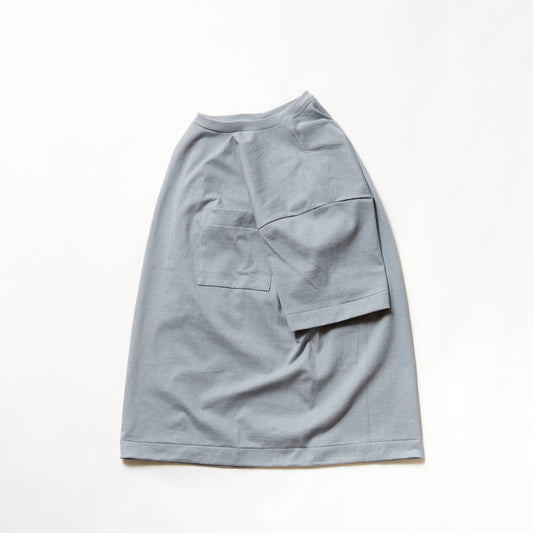 7.5oz Tube Pocket S/S T-Shirts (Ice Blue)