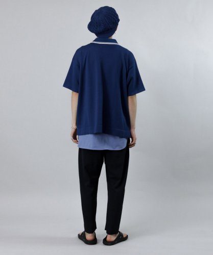12GG Combination Polo Knit