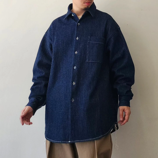 MERELY MADE / Indigo Merely Premium Lazy Overshirt