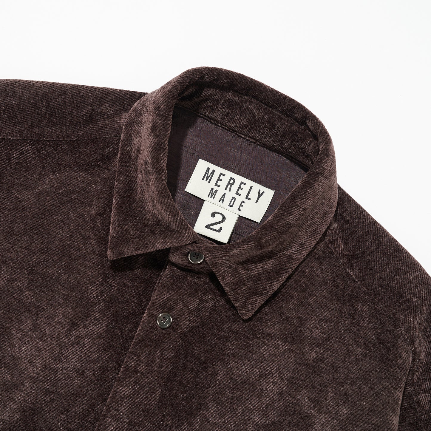 MERELY MADE / Merely Premium Serge Velvet Twill Cropped Shirts