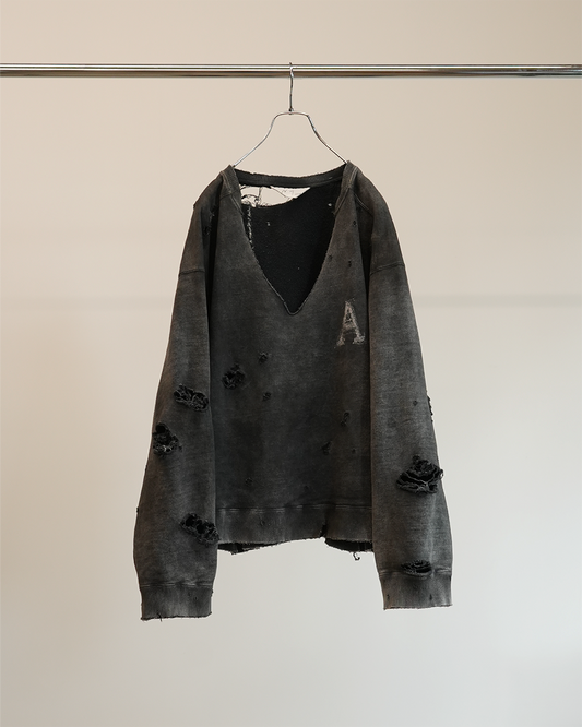 ANCELLM / Hard Crash Sweat Shirt