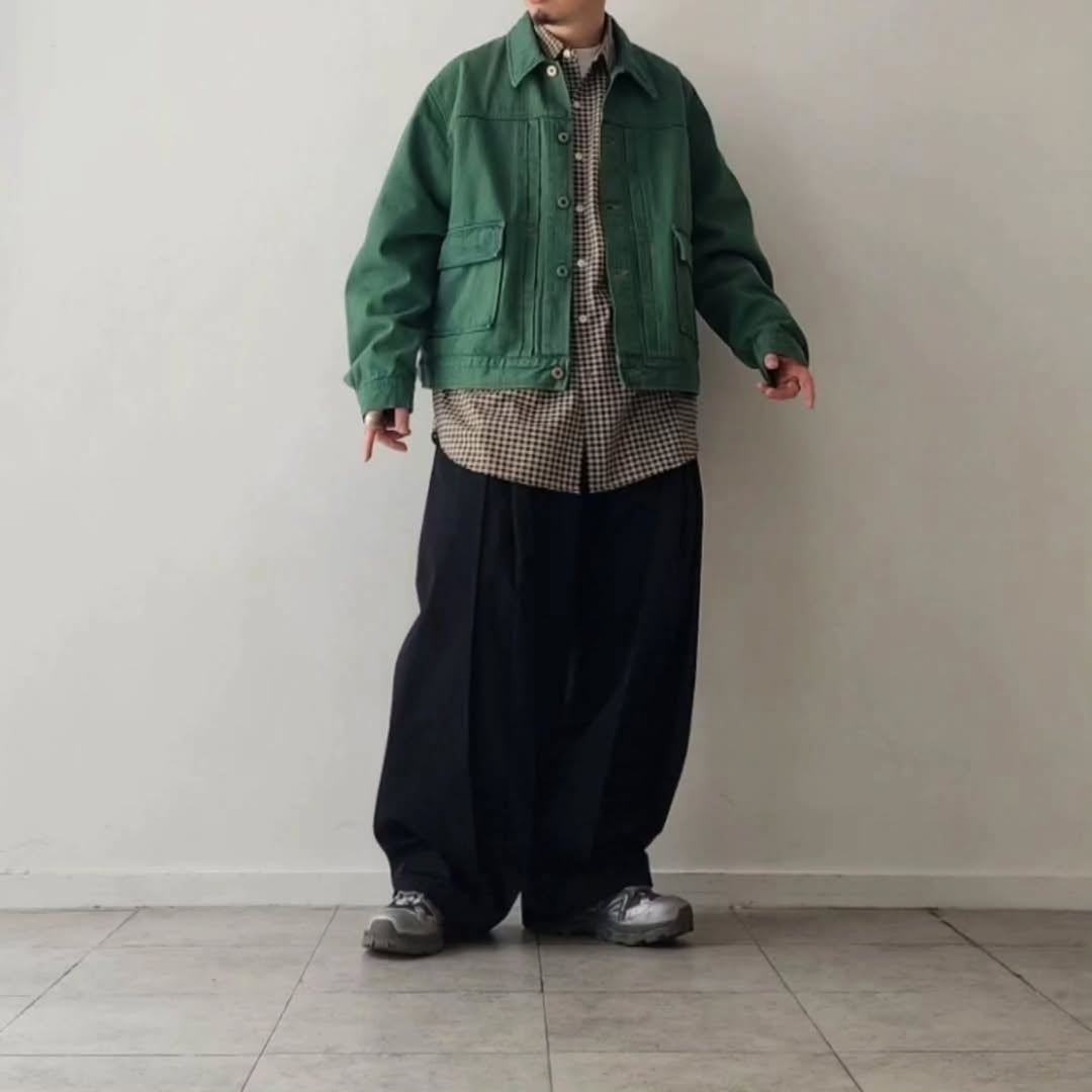 DISCOVERED / Color Dye Denim Blouson