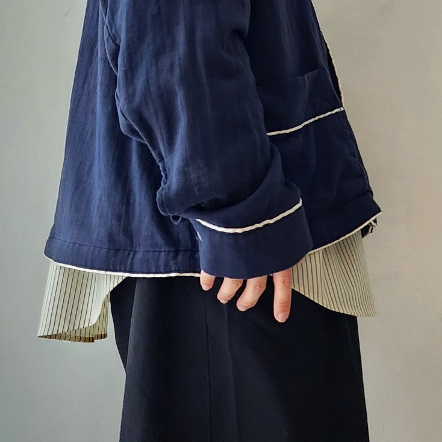 ANCELLM / Doublegauze Pajama Shirt