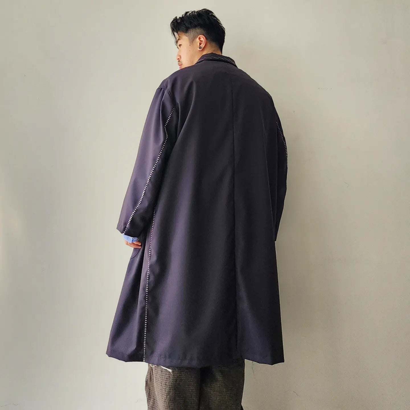Tacking Design Jacket Coat