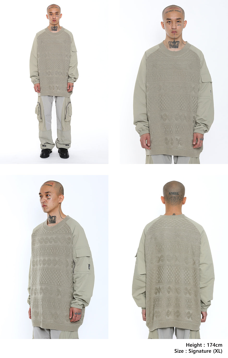 Oversized Bomber Sweater