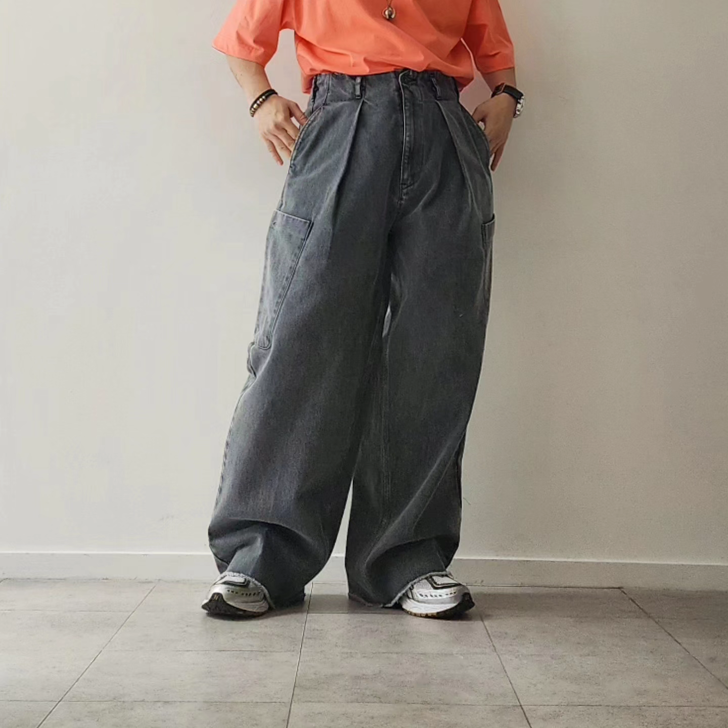 SABY / Tuck Baggy Cargo Pants