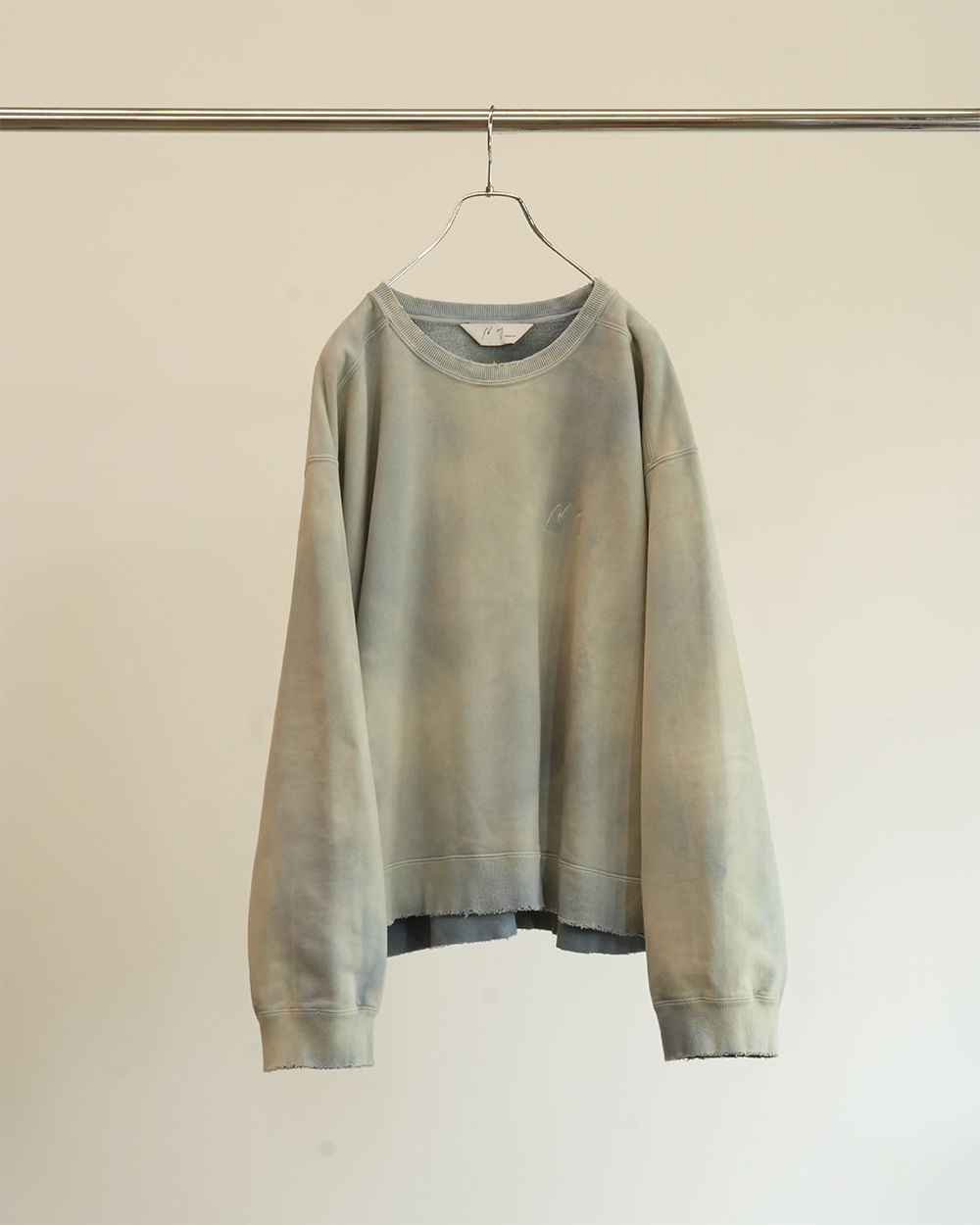 ANCELLM / Unevenness Sweat Shirt