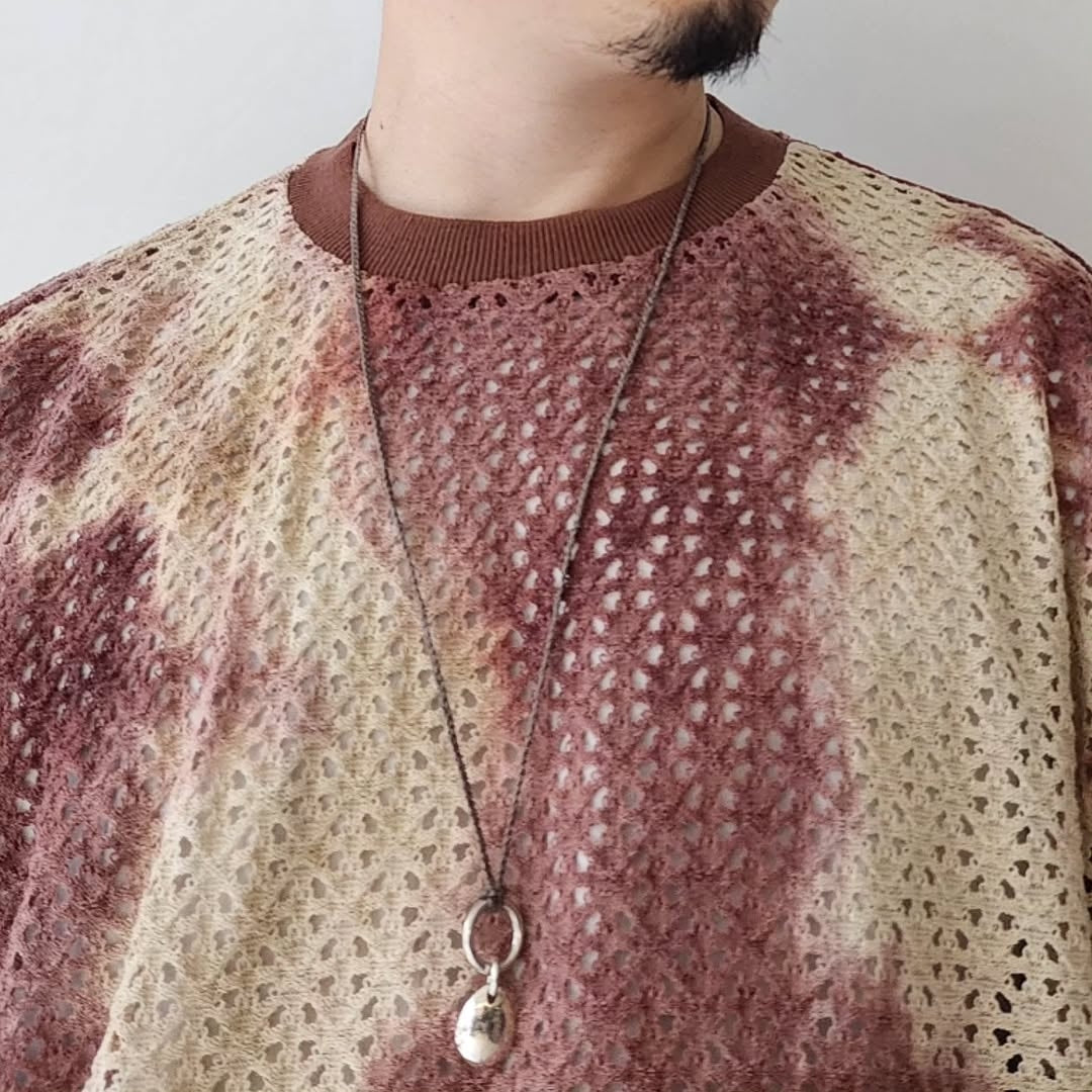 MERELY MADE / Indian Brick Merely Vintage Dyed Knitting T-Shirt