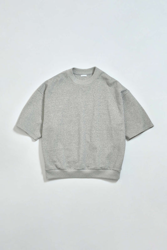 BLANC YM / Cotton Half Sleeve Sweat Pullover
