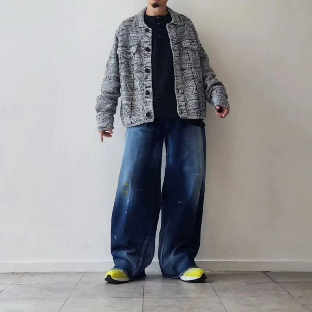 SABY / Tuck Baggy Type 2 - 11oz Bingo Denim (Sun Fade & Paint)
