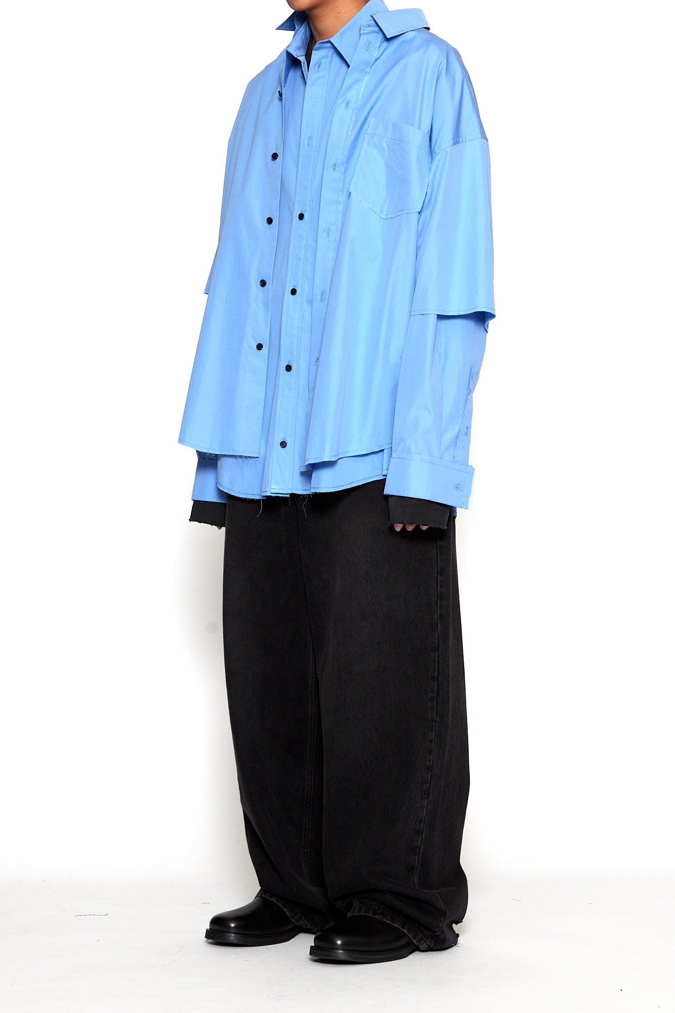 CODA / Blue Thomas Mason Poplin Deviation Shirt