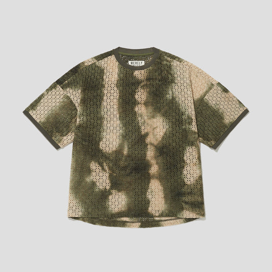 MERELY MADE / Pickle Green Merely Vintage Dyed Knitting T-Shirt