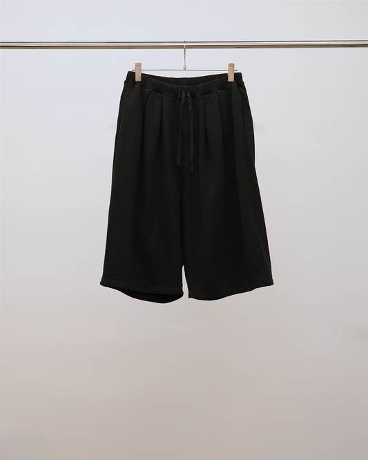 ANCELLM / 3/4 Tuck Sweat Shorts