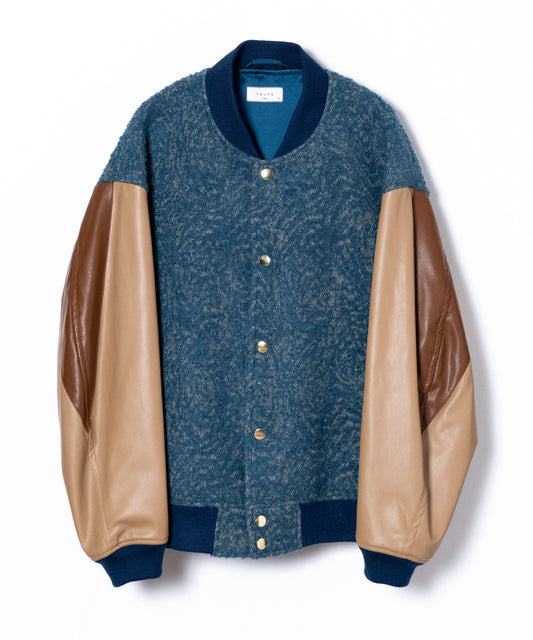 TAUPE / Tweed Jq Stadium Jacket