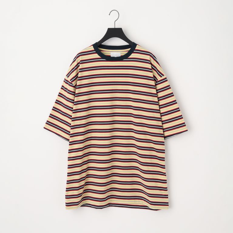 KANEMASA PHIL / 36G Multi Border S/S Tee