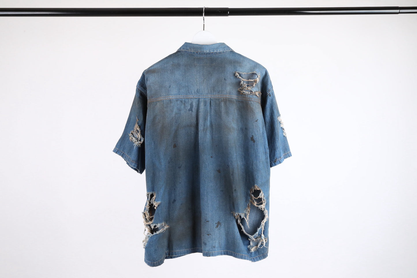 DISCOVERED / Short Sleeve Denim Shirts (Indigo)