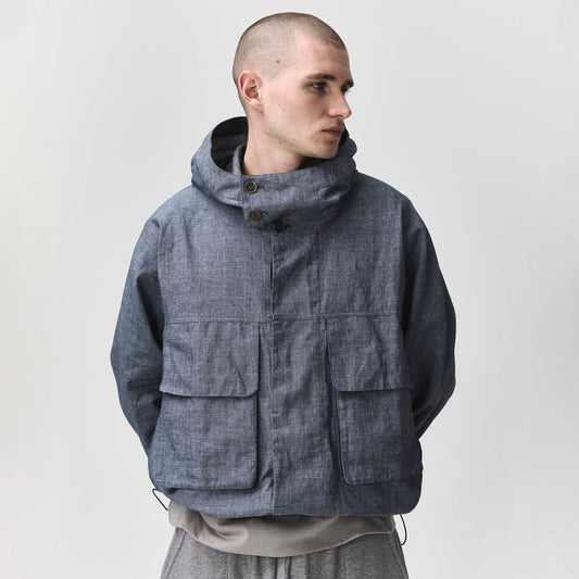 GANDER / Peveril Jacket Navy Check