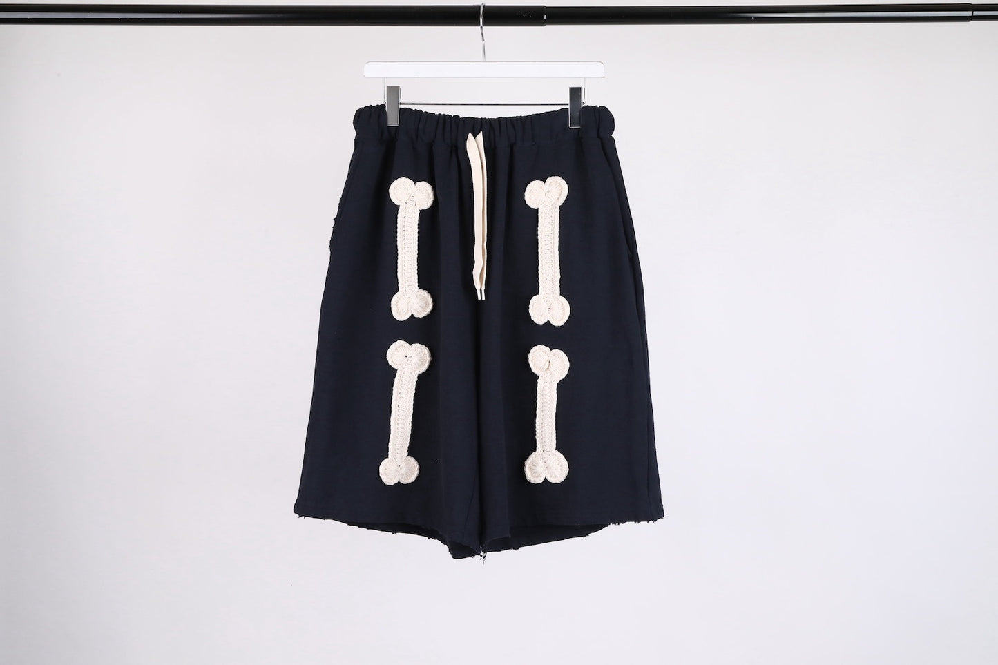 DISCOVERED / Bone Crochet Sweat Shorts