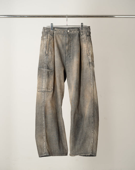 ANCELLM / Denim Painter Pants (Black)