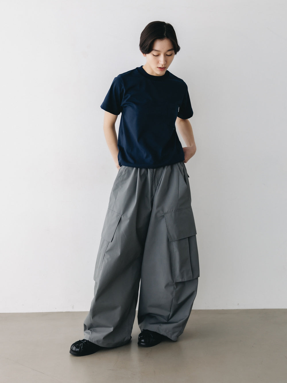 CLESSTE / +Phenix Windstopper ® By Gore-tex Labs City Mega Pocket Balloon Cargo Pants (Charcoal Gray)