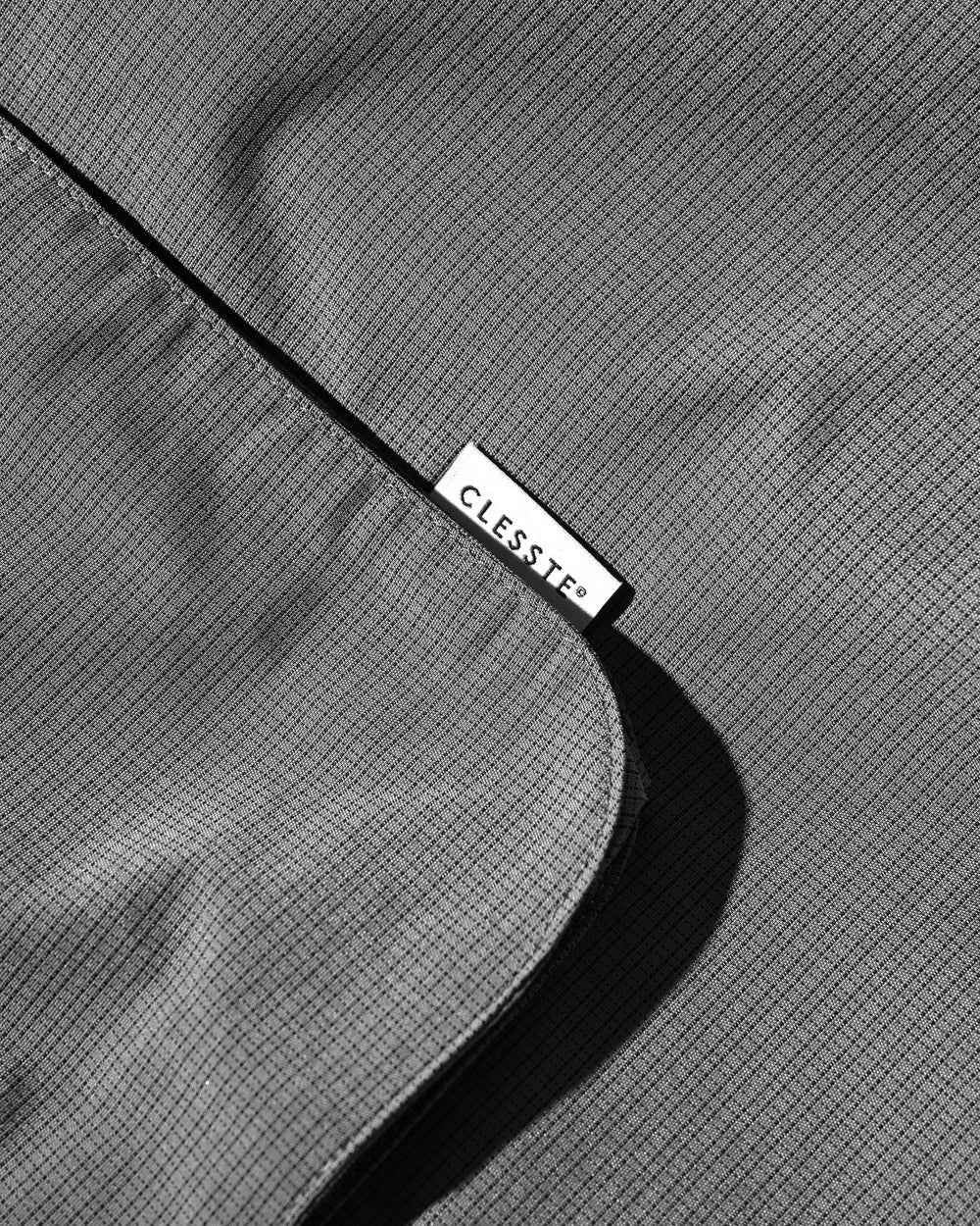 CLESSTE / Graph Check Wading S/S Shirt Jacket (White x Black)