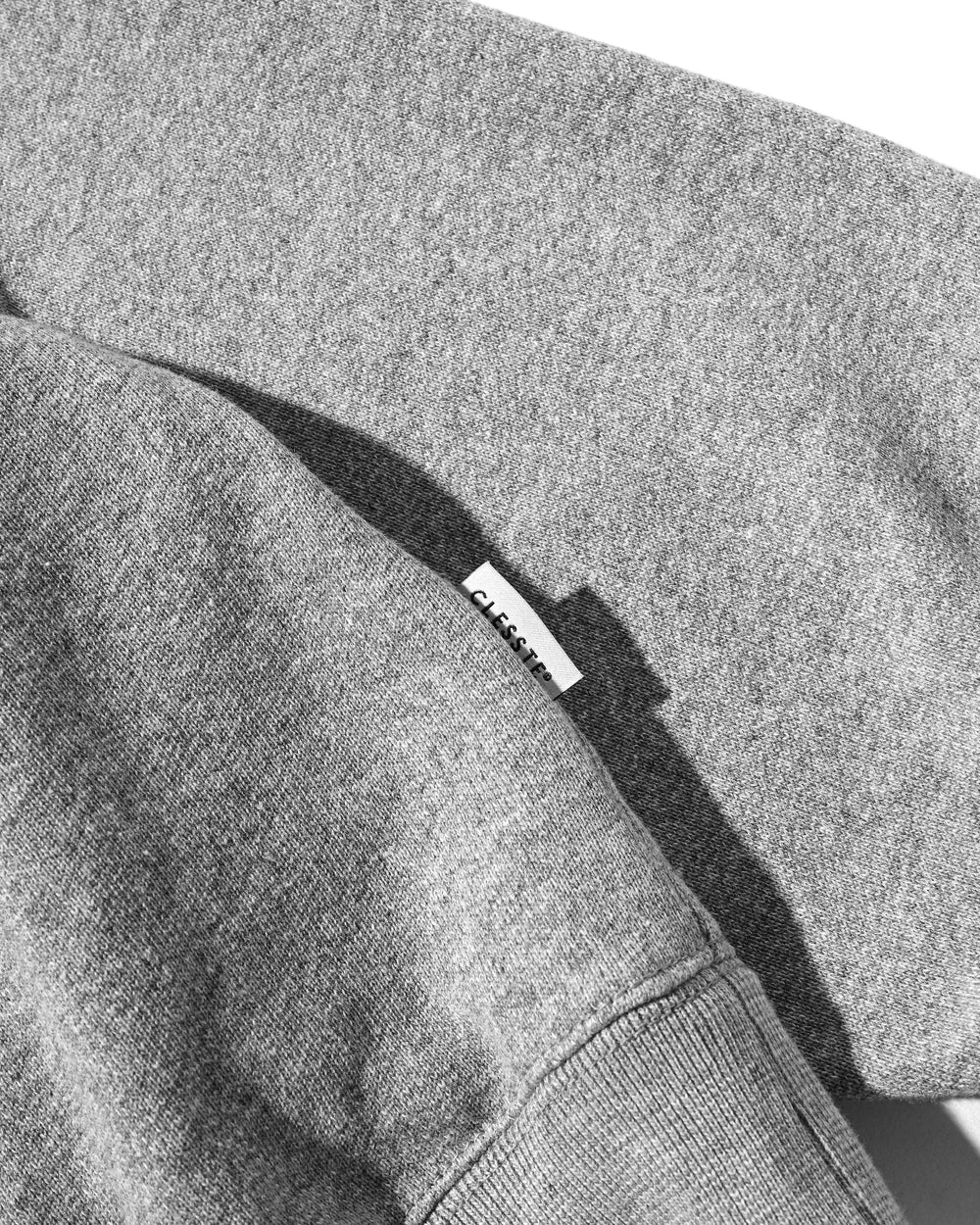 CLESSTE / Half Snap Sweat Shirt (Gray)