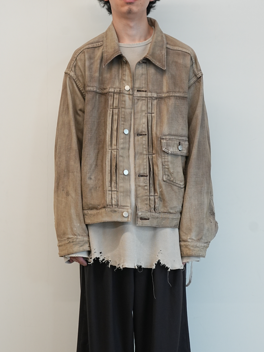 ANCELLM / Aging Denim Jacket