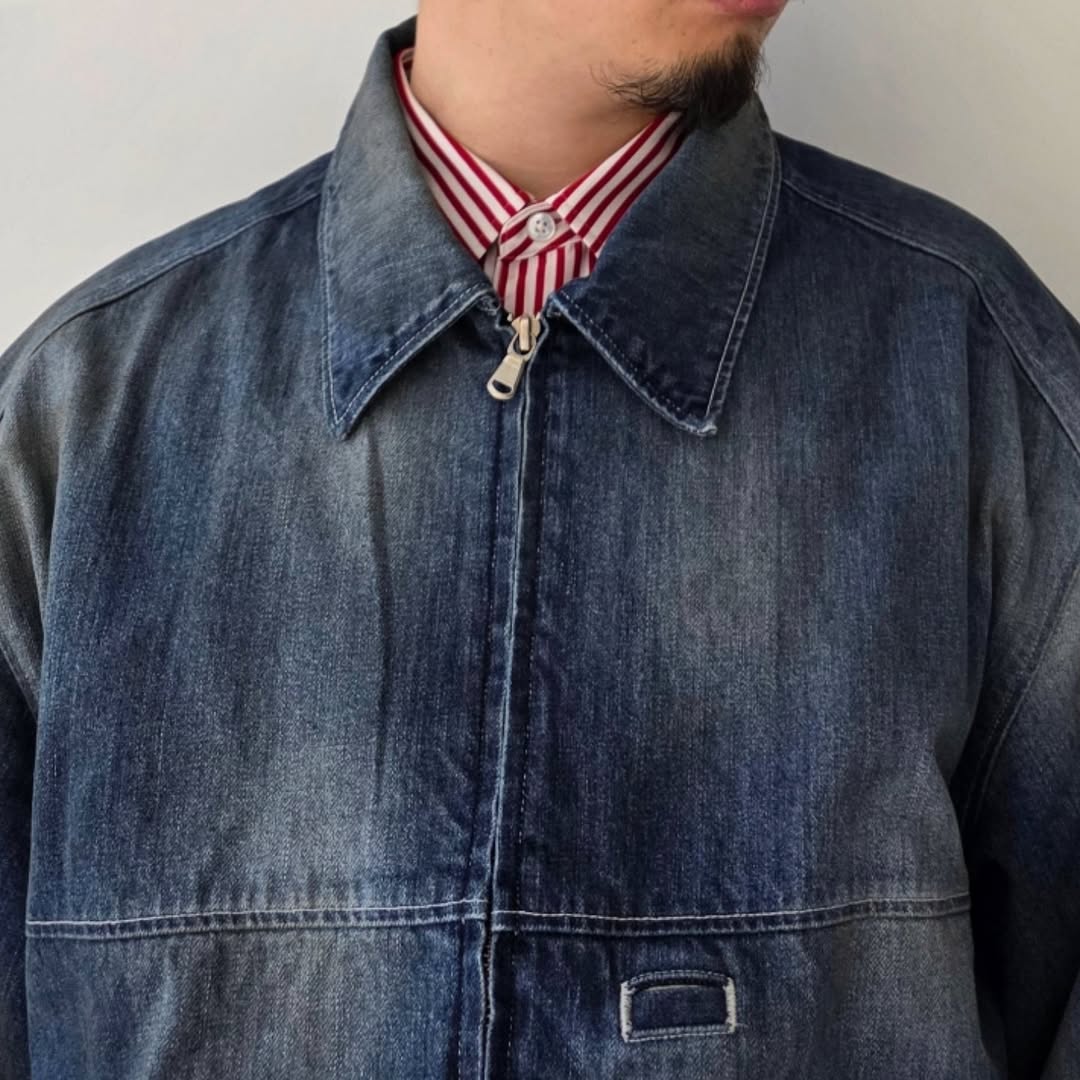 ANCELLM / Denim Zipup Jacket (Indigo)