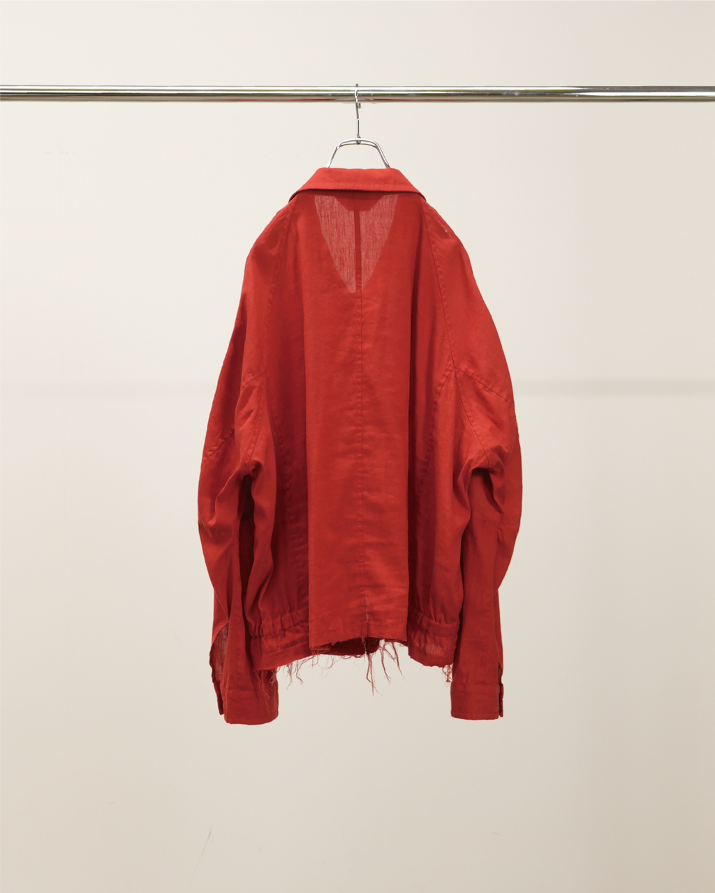 ANCELLM / L/N Zipup Shirt Jacket (Red)