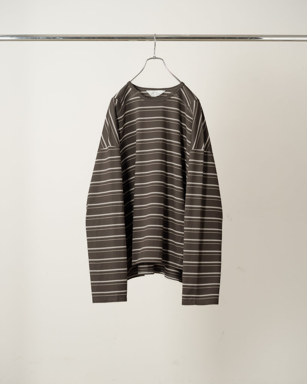 ANCELLM / Border LS T-Shirt (Black)