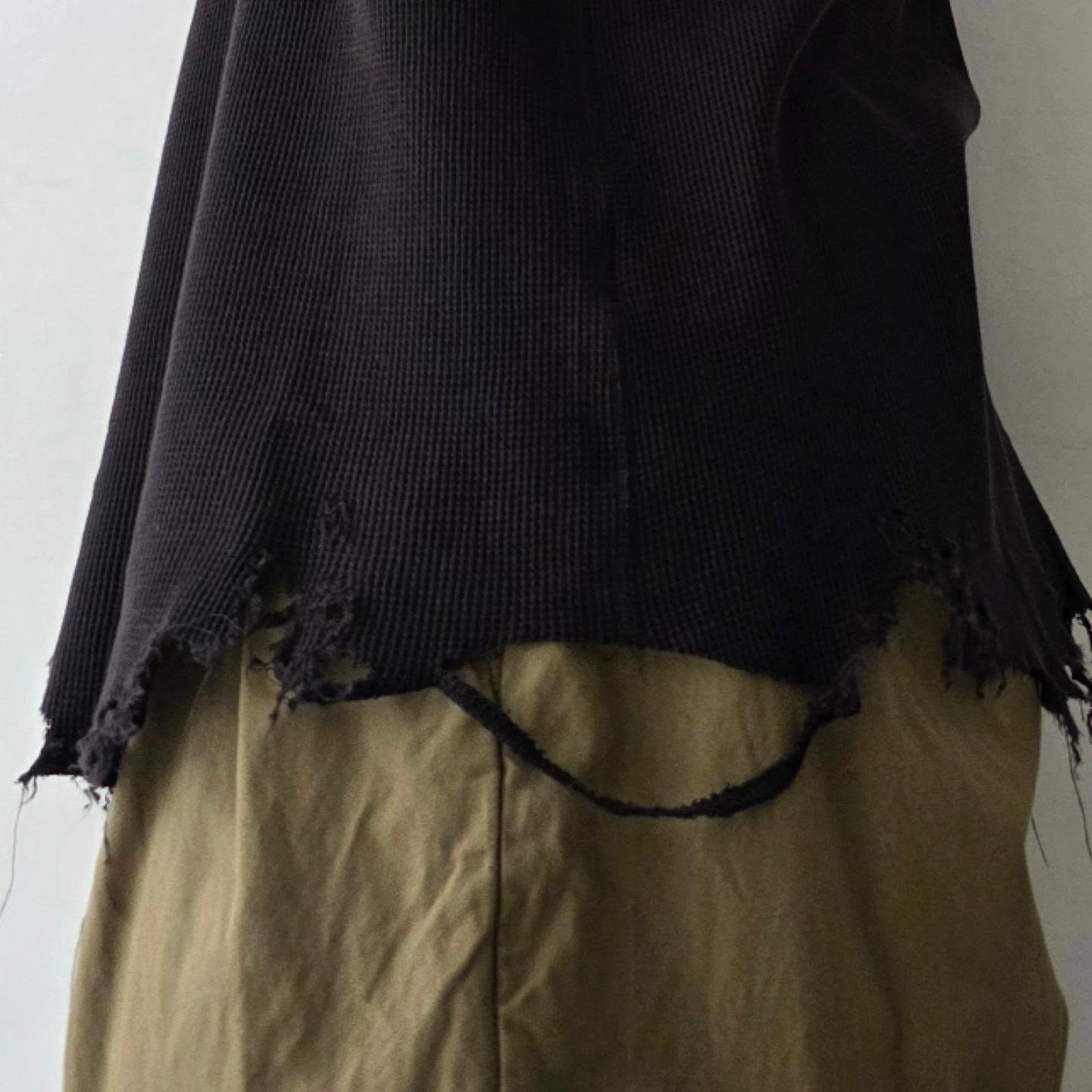 ANCELLM / Damage Waffle Crew LS (D.Brown)