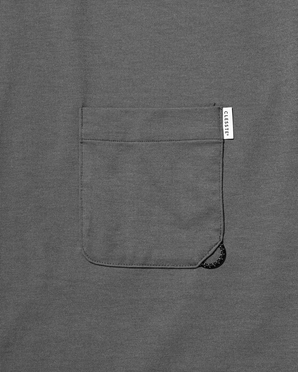CLESSTE / Tech Pocket S/S T-Shirt (Charcoal)