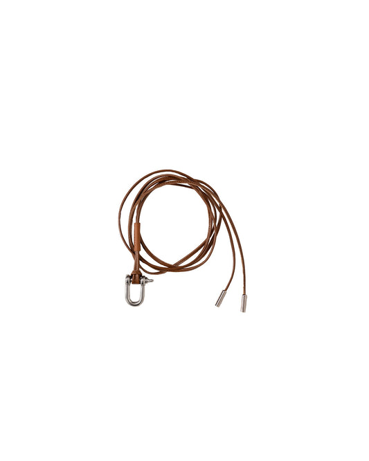 ANCELLM / Leather Rope Bracelet (Brown)