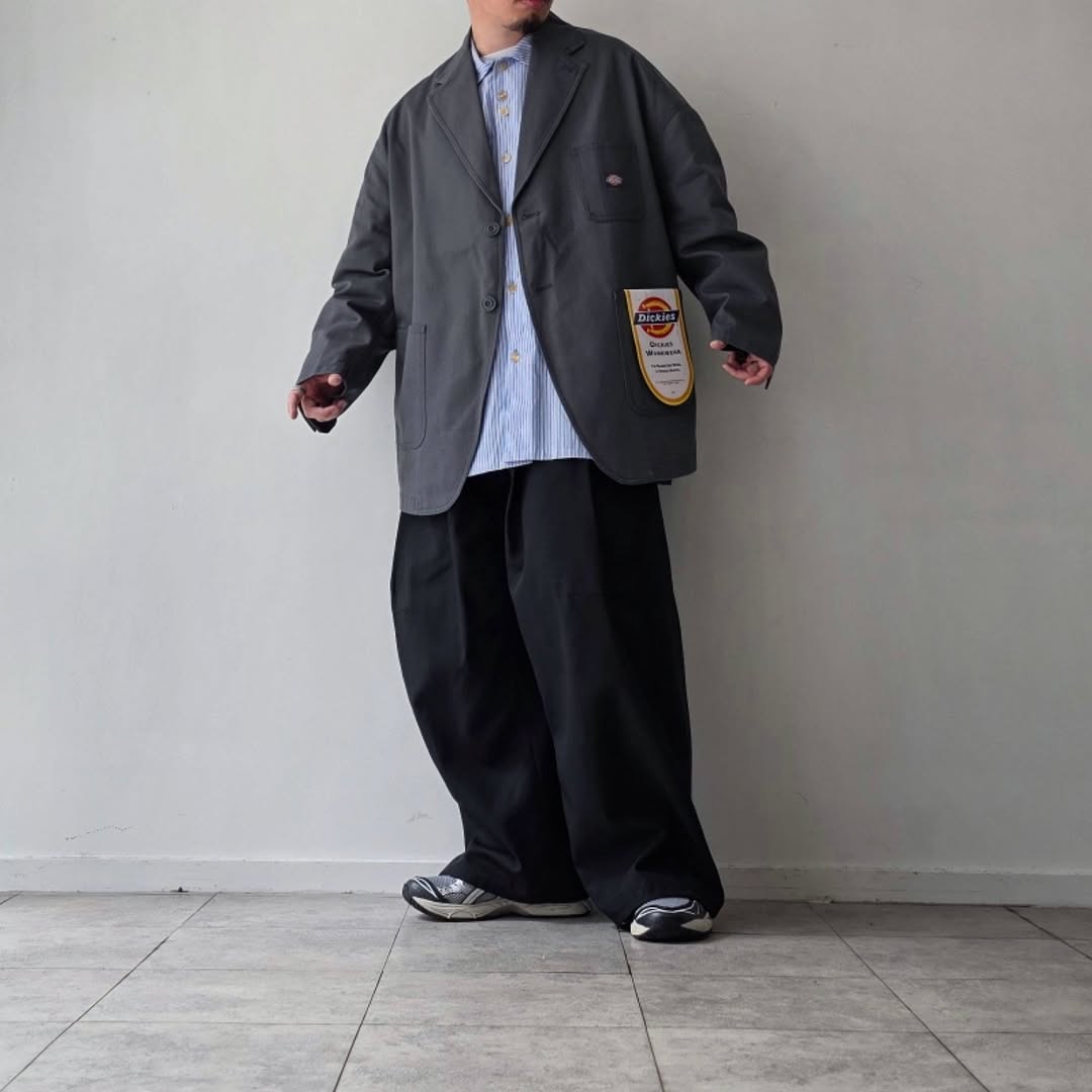 SHINYAKOZUKA / Roomy Shirt (Blue Stripe)